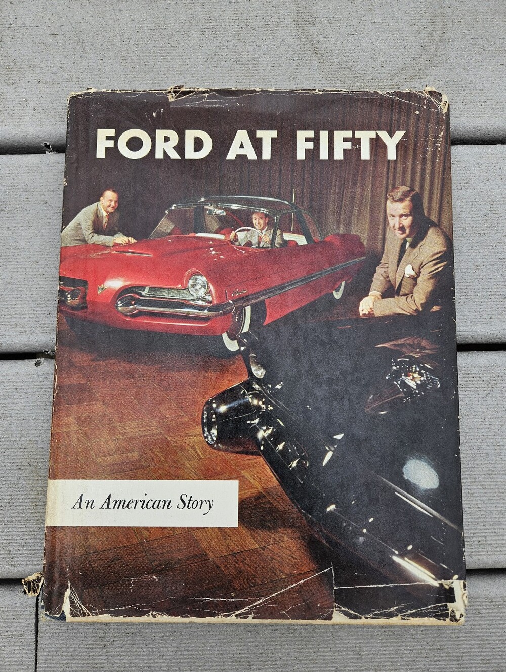 Ford at Fifty Vintage Hardcover - Red Car Cover